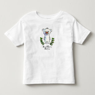 Broer Beer Inkt en Waterverf Illustratie Kinder Shirts