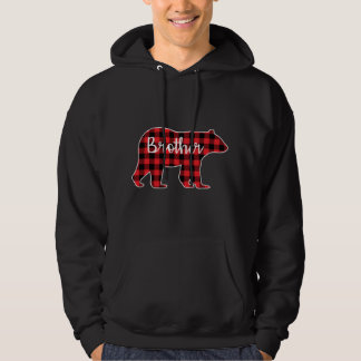 Broer Beer Rood speldenfamilie komt overeen met Ke Hoodie