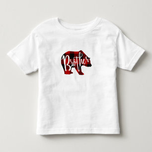 Broer Beer Rustic Red Buffalo Spelfamilie Kinder Shirts