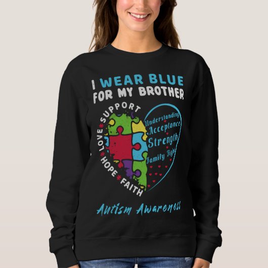 Broer Blue Special Autisme Awareness Trui (Voorkant)