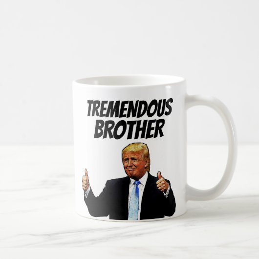 BROER COFFEE MOK, FUNNY TRUMP KOFFIEMOK (Rechts)