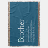 Broer-definitie van gefingeerde koel deken (Voorkant Verticaal)