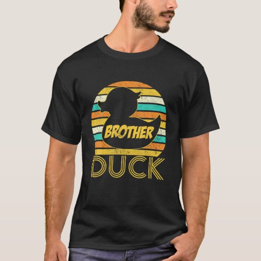 Broer Duck Rubber Duck Matting Family Cute T-shirt (Voorkant)