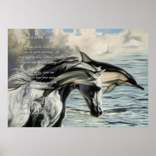 Broer Earth, zuster Zee Poster (Voorkant)