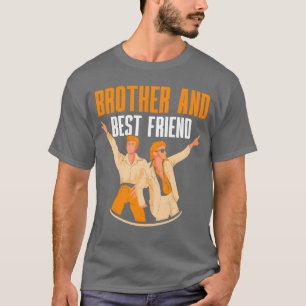 Broer en beste vriend Vriendschap Brotherseam vr T-shirt