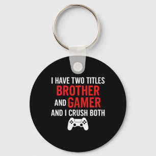 Broer En Gamer - Pc Gaming Liefhebber Console Game Sleutelhanger