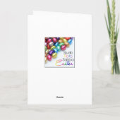 Broer en vrouw: Happy Easter Feestdagen Kaart (Achterkant)