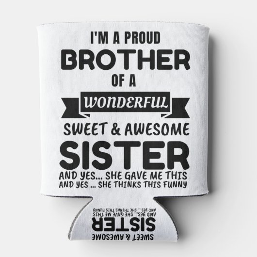 Broer en zijn Geweldige zuster Blikjeskoeler (Achterkant)