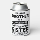 Broer en zijn Geweldige zuster Blikjeskoeler (Blikje Achterkant)