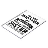 Broer en zijn Geweldige zuster Notitieboek (Linkerzijde)