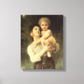 Broer en Zus door William Adolphe Bouguereau Canvas Afdruk (Voorkant)