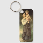 Broer en Zus door William Adolphe Bouguereau Sleutelhanger (Voorkant)