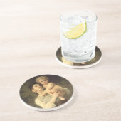 Broer en Zus door William Adolphe Bouguereau Zandsteen Onderzetter (Zijkant)