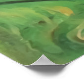 Broer en zus in het bos | AI Art Poster (Hoek)