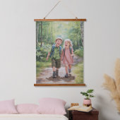 Broer en zus Liefde Hangend Wandkleed (Slaapkamer)
