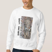 Broer en zus Love Sweatshirt (Voorkant)