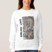 Broer en zus Love Sweatshirt (Voorkant)