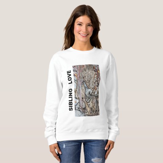 Broer en zus Love Sweatshirt (Voorkant volledig)