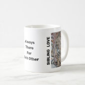 Broer en zusje Love Classic Mok, 325 ml Koffiemok (Voorkant rechts)