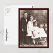  broer en zussen briefkaart (Voorkant / Achterkant)