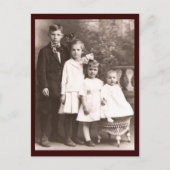 broer en zussen briefkaart (Voorkant)