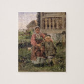 Broer en zuster, 1880 legpuzzel (Verticaal)