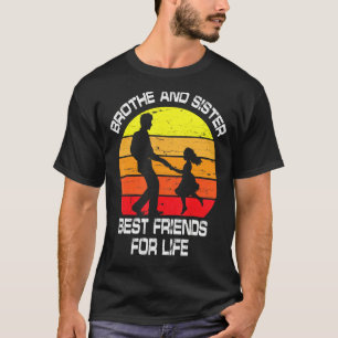Broer en zuster beste vrienden voor het leven gelu t-shirt