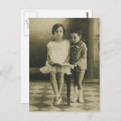  broer en zuster briefkaart (Voorkant / Achterkant)