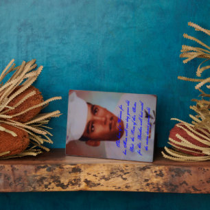 Broer en zuster love plaque fotoplaat