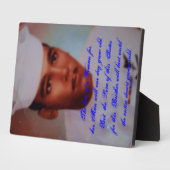 Broer en zuster love plaque fotoplaat (Zijkant)