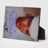 Broer en zuster love plaque fotoplaat (Zijkant)