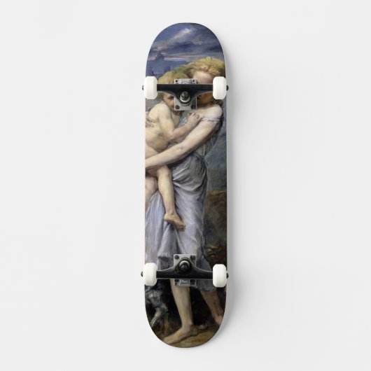 Broer en zuster persoonlijk skateboard (Voorkant)