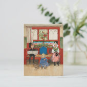 Broer en zuster Play Mama en Papa Briefkaart (Staand voorkant)