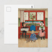 Broer en zuster Play Mama en Papa Briefkaart (Voorkant / Achterkant)