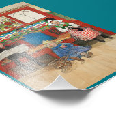 Broer en zuster Play Mama en Papa Foto Afdruk (Hoek)