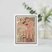 broer en zuster van Jessie Willcox Smith Briefkaart (Staand voorkant)