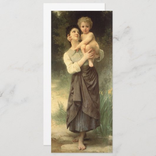 Broer en zuster van William Adolphe Bouguereau (Voorkant / Achterkant)