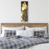 Broer en zuster van William Adolphe Bouguereau Canvas Afdruk (Insitu (Slaapkamer))