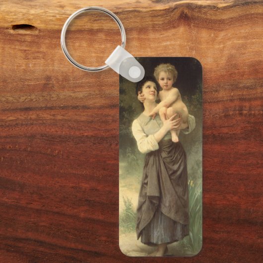 Broer en zuster van William Adolphe Bouguereau Sleutelhanger (Voorkant)