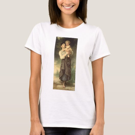 Broer en zuster van William Adolphe Bouguereau T-shirt (Voorkant)