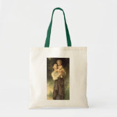 Broer en zuster van William Adolphe Bouguereau Tote Bag (Voorkant)