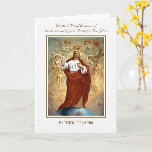 BROER FERNANDO KAART (Gele Bloem)