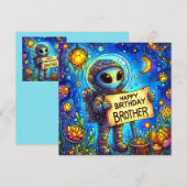 BROER ~ Gelukkige verjaardag ~ Teddy Bear ~ (Voorkant / Achterkant)