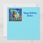 BROER ~ Gelukkige verjaardag ~ Teddy Bear ~ (Achterkant)