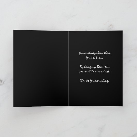 BROER - Getuige Trouw Dank Je Bedankkaart (Binnen)