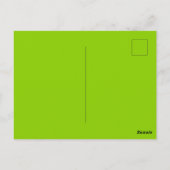 Broer Groen Effen Kleur Briefkaart (Achterkant)