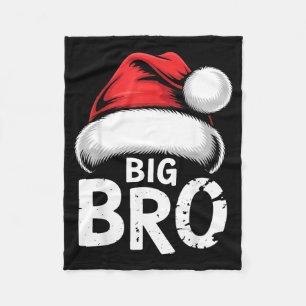 Broer grote kerst santa familie bijpassende pyjama fleece deken