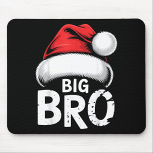 Broer grote kerst santa familie matching pyjama muismat