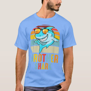Broer Haai Vintage Retro Pyjama Haai Liefhebber Fa T-shirt