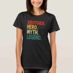 Broer Held Mythe Legende Retro Vintage Broer Pre T-shirt